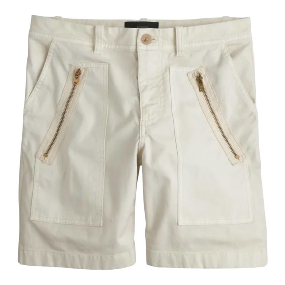 J Crew zip cargo shorts vintage alabaster - Picture 2 of 9